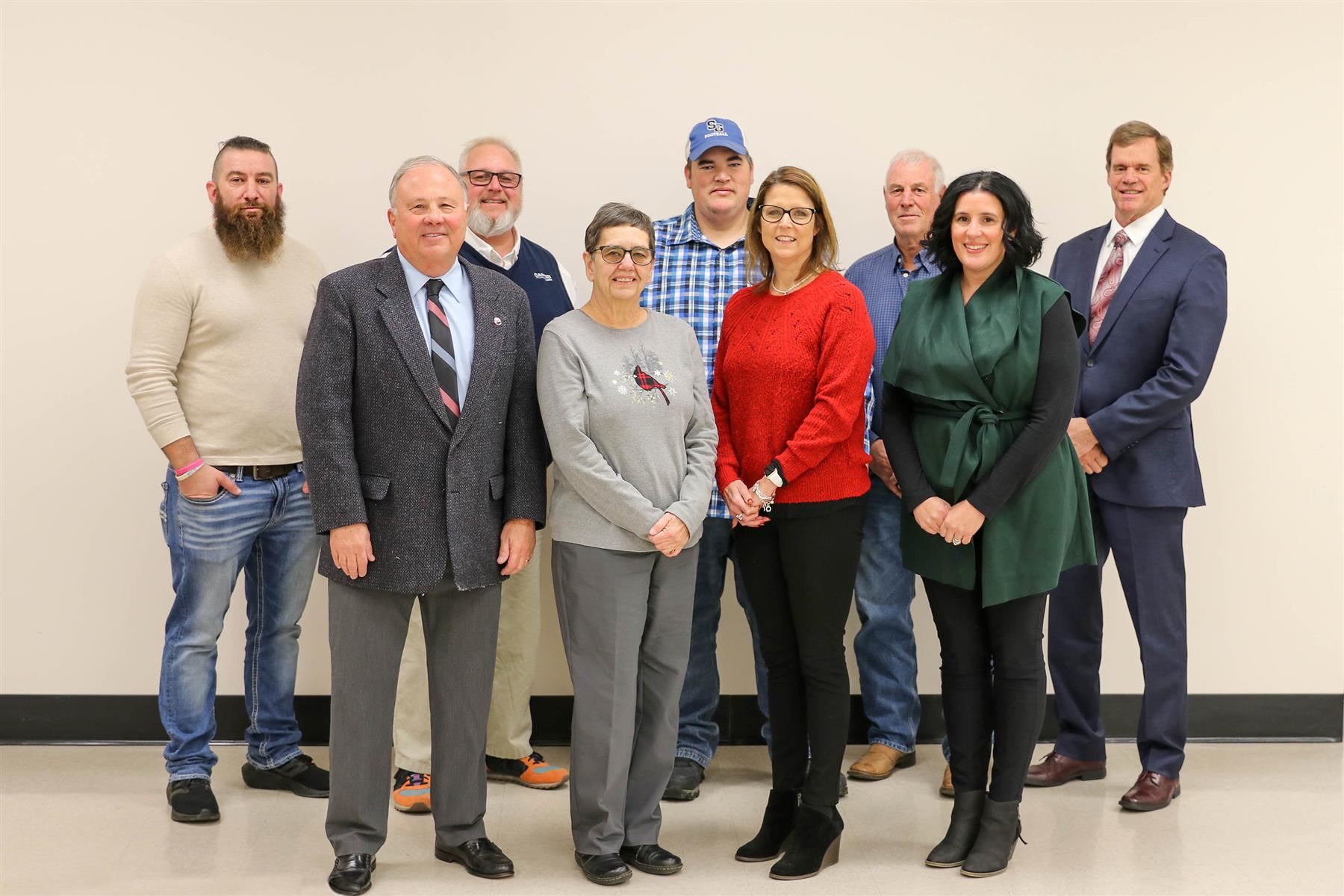 Group picture of the Spring Grove Area School District Board of School Directors